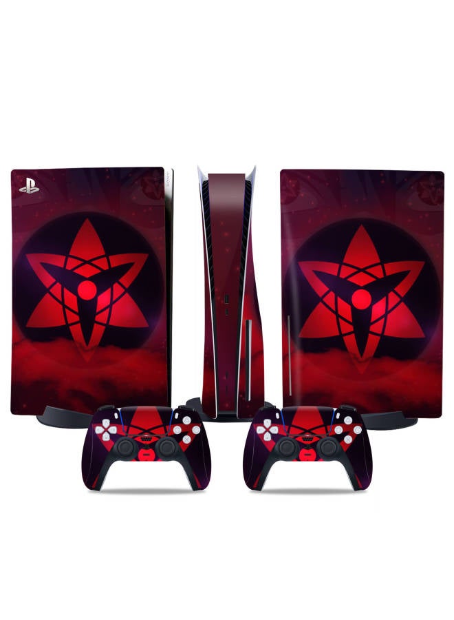 Small Batch Ps5 Disc Version Stickers Ps5 Digital Version Film Skull Fire Ship Style Support One Piece For Whole Sale-Color:Pink DiskPS5-4172 - Image 1