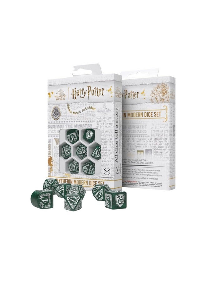 كيو-ووركشوب هاري بوتر سليذرين النرد الحديث الأخضر - Image 1