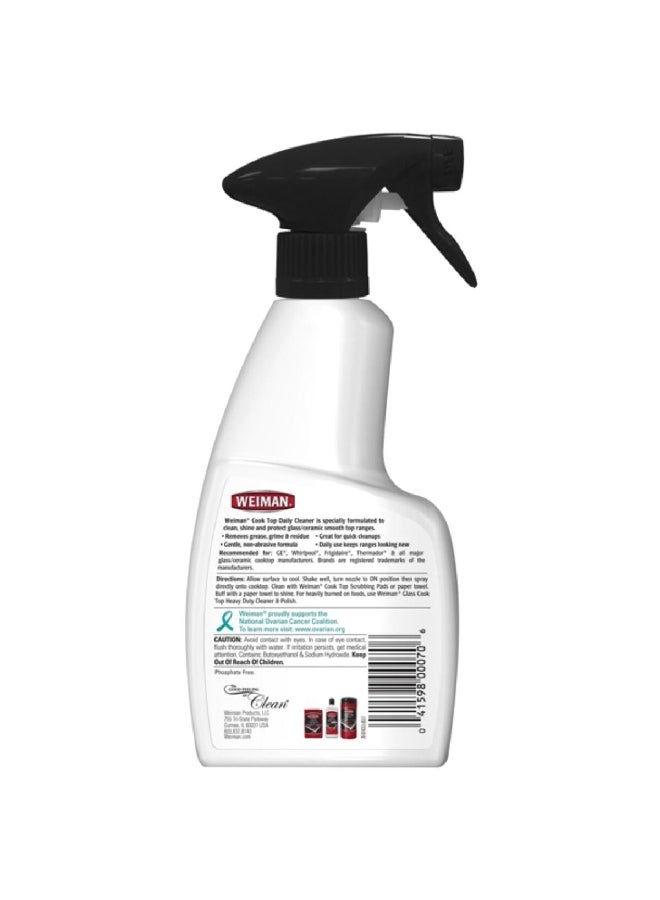 Weiman Apple Scented Non-Abrasive Cooktop Daily Cleaner Spray for Light Cleanups 355ml Weiman - Image 2