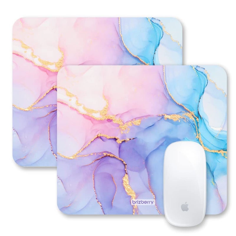 ARTBRIZ Brizberry Mouse Pad, Large Printed Premium Textured Waterproof Anti Skid Rubber Base for Desktop Laptop Gaming Professional 240X210X3mm [20% Larger] (101S - Pack of 2) - Image 1