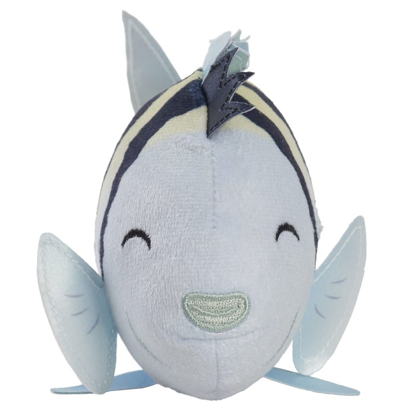 Just Play Disney The Little Mermaid Flounder Small Plush Stuffed Animal, Fish, Kids Toys for Ages 3 Up by Just Play - Image 1