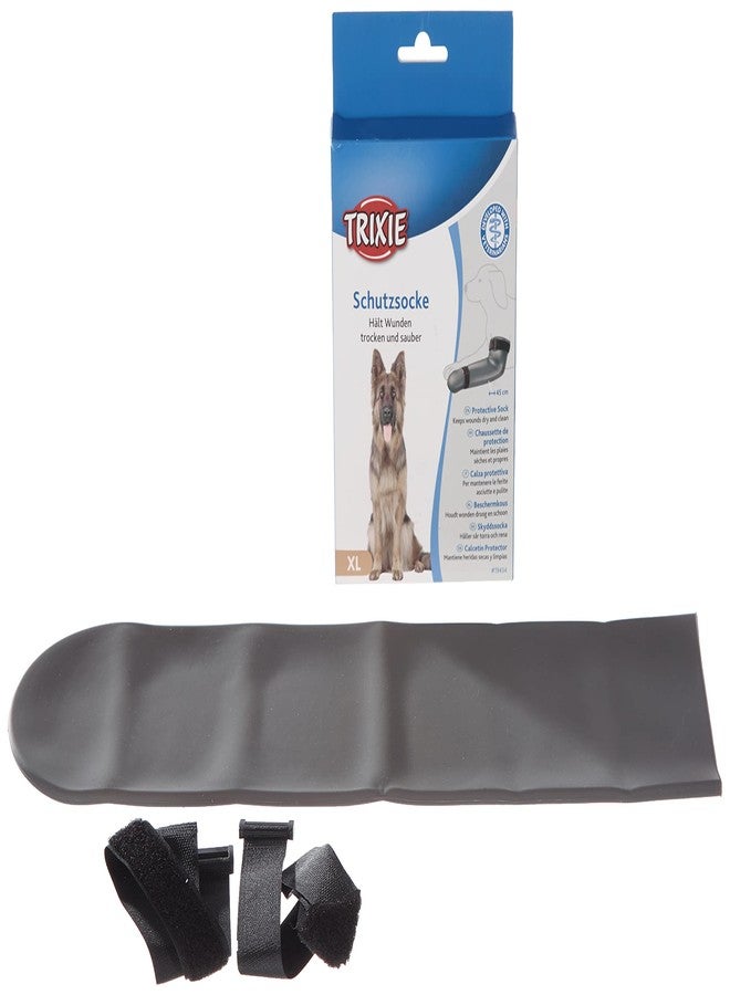 Trixie Protective Sock Silicone XL 12 cm/45 cm Grey - Image 1