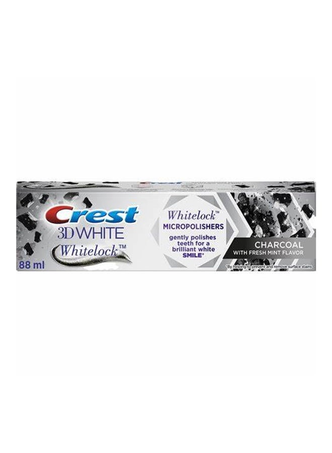 Crest 3D Tooth Paste White Lock Charcoal, 88Ml‏