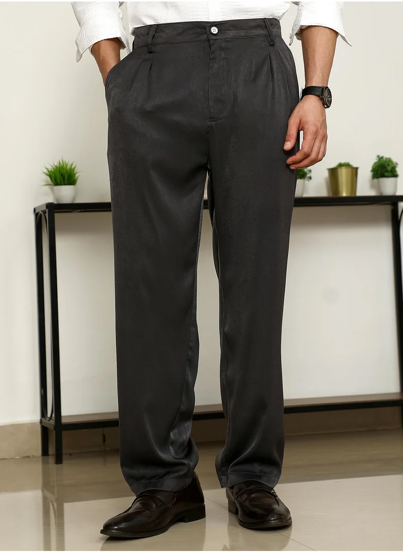 كامبوس سوترا Campus SutraBlack Pleated Trousers