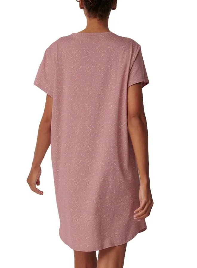 ترايامف Triumph International Women's Cotton Above The Knee Casual Night Shirt (Z207547 2Q_Pink_M)