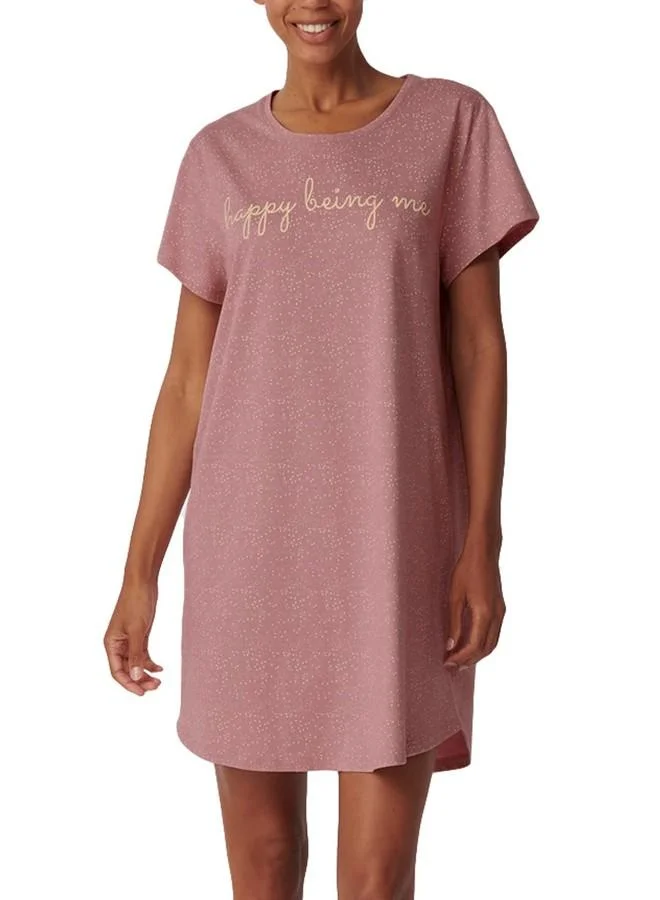 ترايامف Triumph International Women's Cotton Above The Knee Casual Night Shirt (Z207547 2Q_Pink_M)