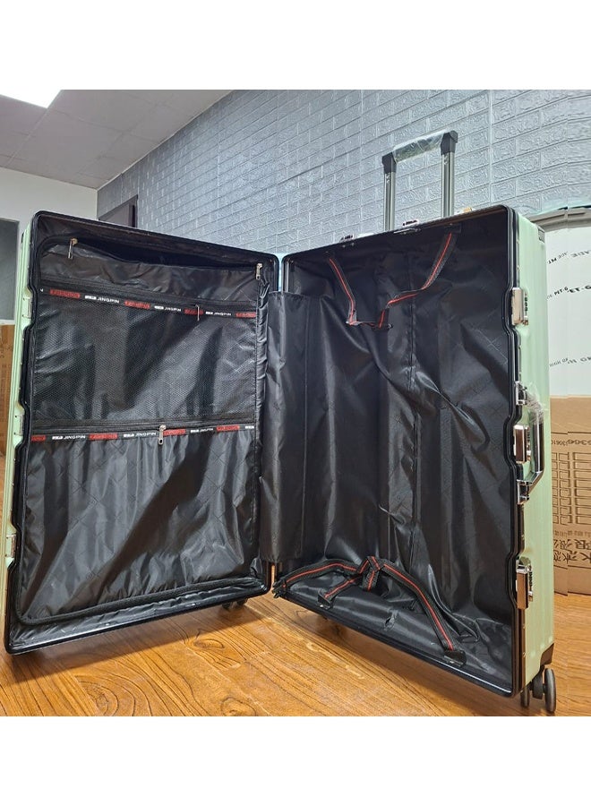 إن كي أكس مجموعة من 3 قطع من حقائب السفر ذات العجلات الدوارة 360 درجة المصنوعة من الألومنيوم الصلب مع قفل إدارة أمن النقل (TSA) مقاس 20/24/28 بوصة - Image 3