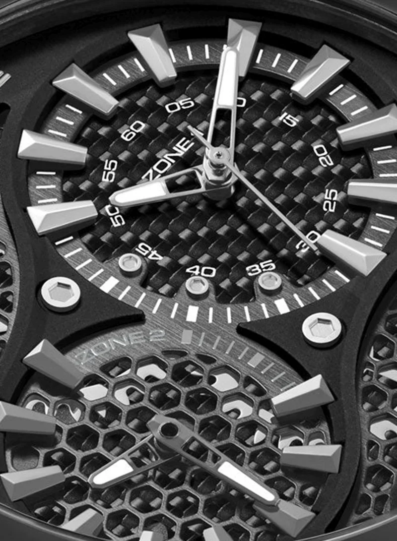 Police Black Men's Boa Black Dial and Black Silicone Strap Watch for Men 48mm for Men | Best Price UAE