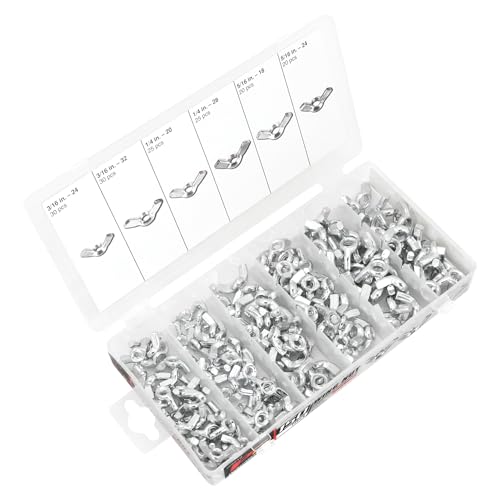 Performance Tool W5219 150pc Wing Nut Assortment With Case - Image 1