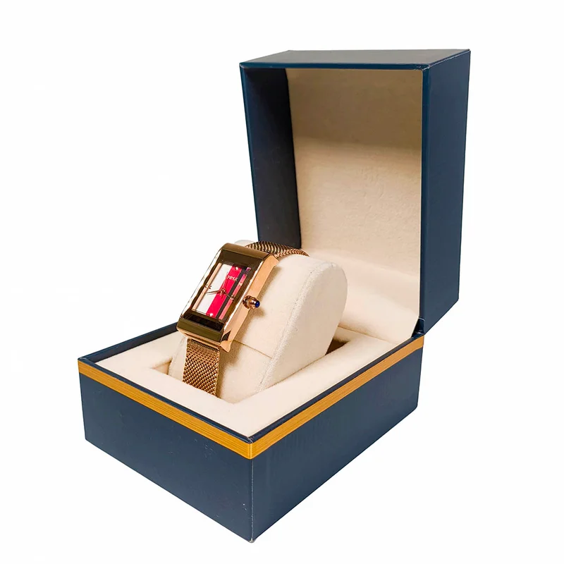 كابلي Womens Rose Gold Dial Analog Wrist Watch