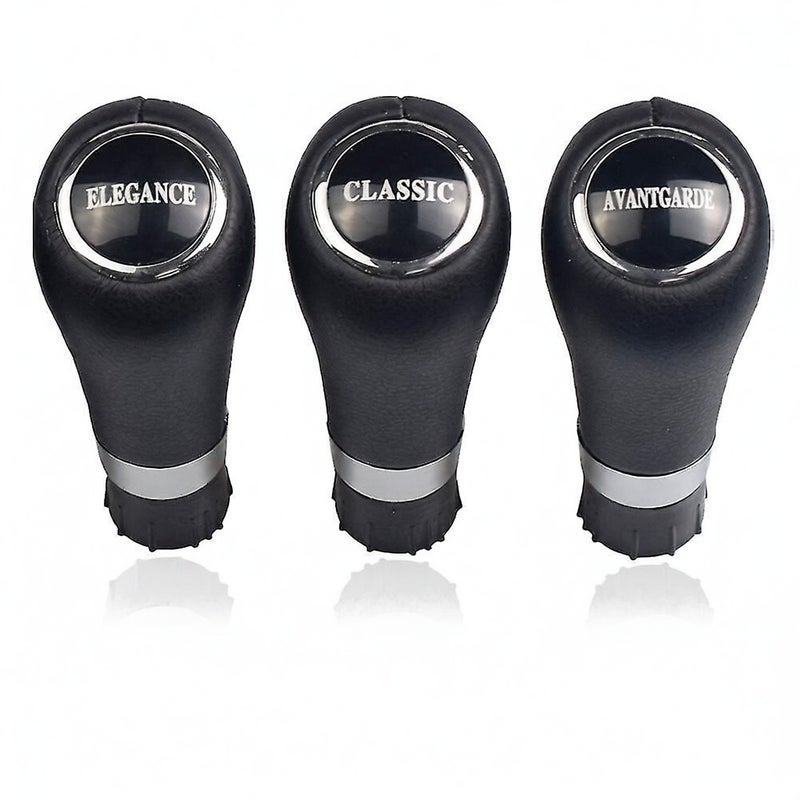 Automatic Manual Leather Gear Shift Knob Cover Compatible With Mercedes Benz C/e/glk W202 W203 W204 5/6 Speed C260 C200 E180 E200 E260 E300 - Image 4