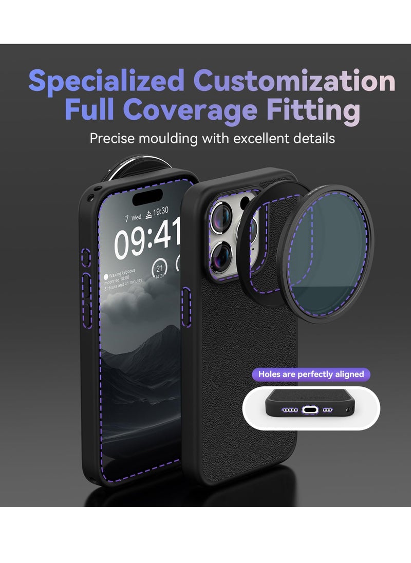 Magnetic Adjustable ND Filter & Phone Case Kit for iPhone 15 Pro Max, 58mm, ND2-ND32 (1-5 Stops) VND Filter with Protective Case, HD Optical Glass Neutral Density Filter Kit for iPhone