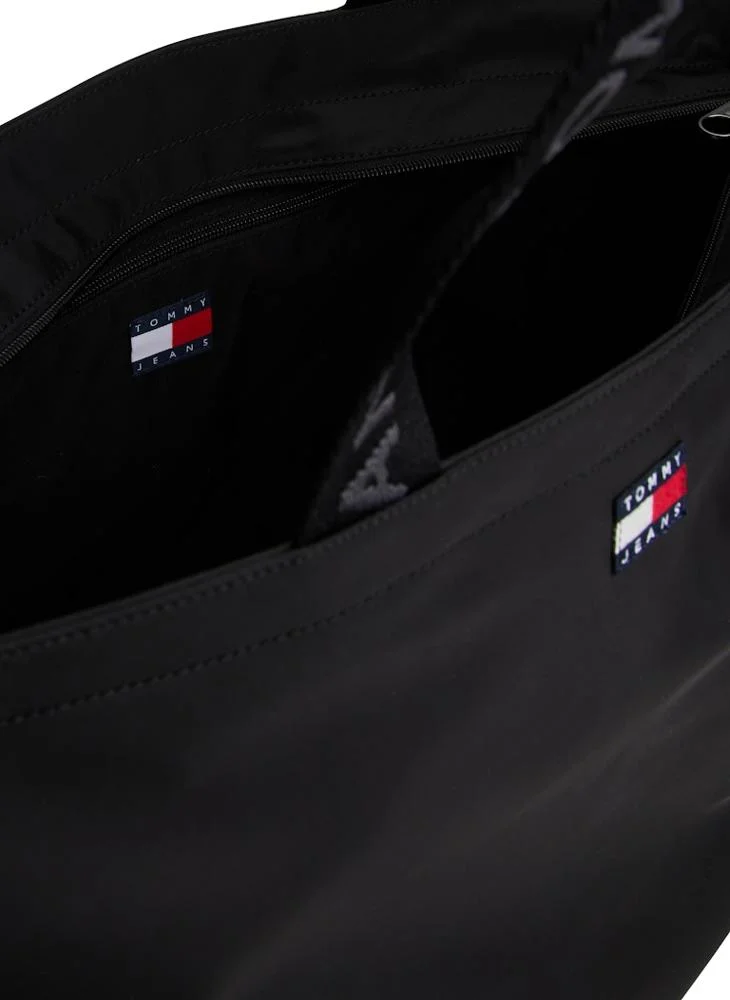 TOMMY JEANS Essential Repeat Logo Tote Bag