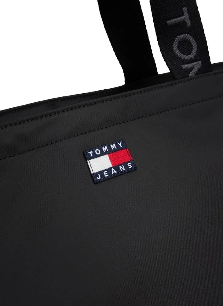 TOMMY JEANS Essential Repeat Logo Tote Bag