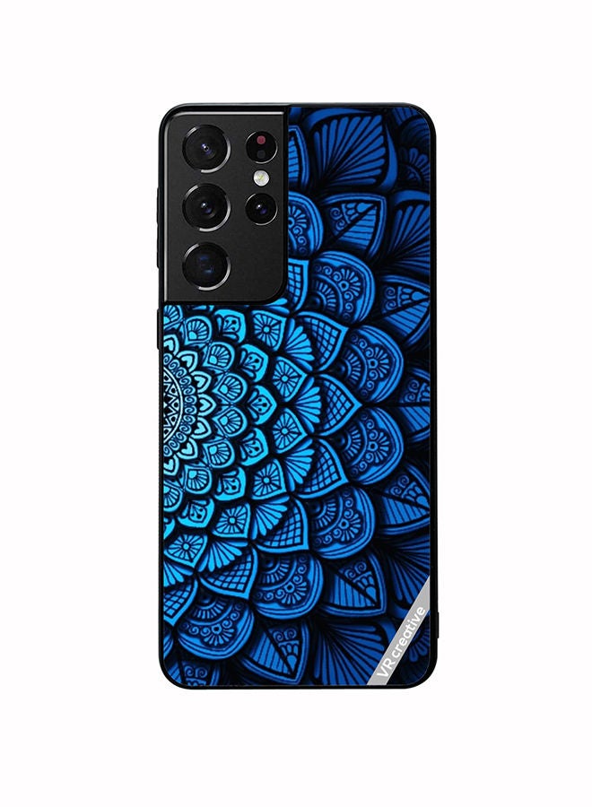 VR CREATIVE Protective Case Cover For Samsung Galaxy S21 Ultra 5G Mandala Design Multicolour - Image 1