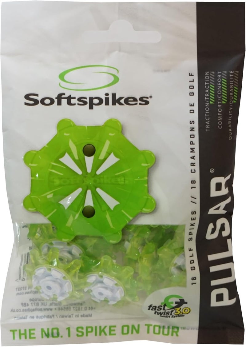 SOFTSPIKES Pulsar Fast Twist 3.0 Golf Cleat - 18 Count - Image 1