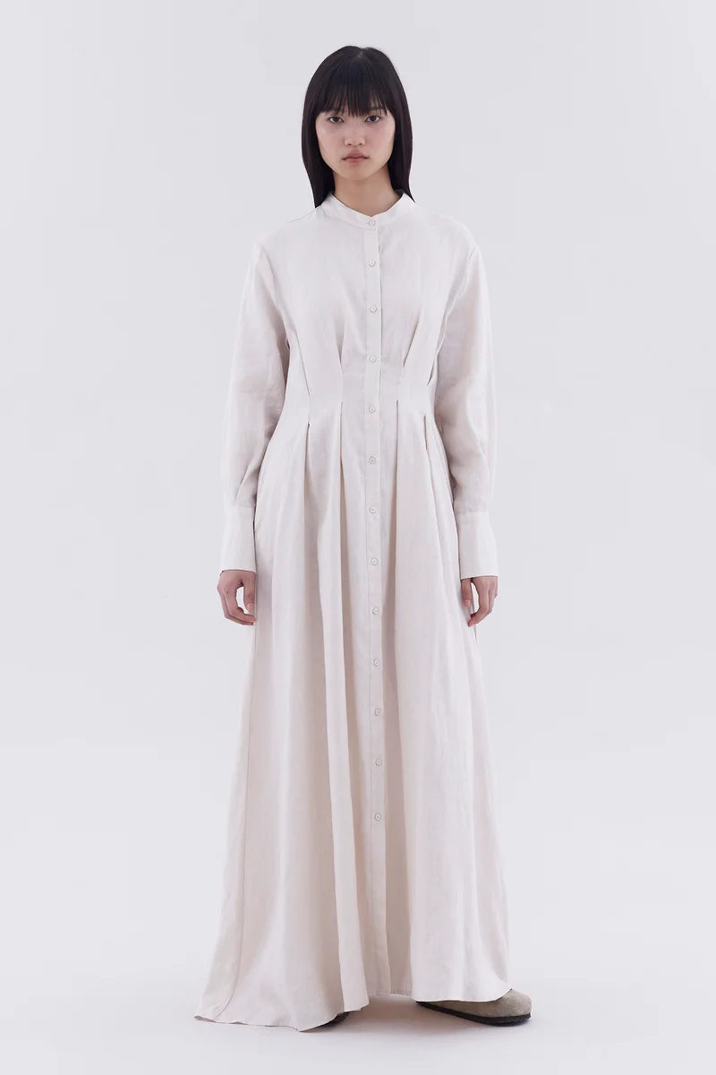 Nolaine Tuck Seam Dress