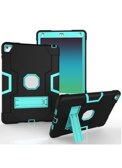 Generic Protective Case Cover For Apple iPad Air 2/iPad 6 9.7-Inch Black/Green  - Image 1