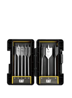 طقم لقم مثقاب خشبي مسطح من CAT DA05901 مقاس 8 × 152 مم (Ø12، 16، 18، 20، 22، 25، 28، 32 مم)
