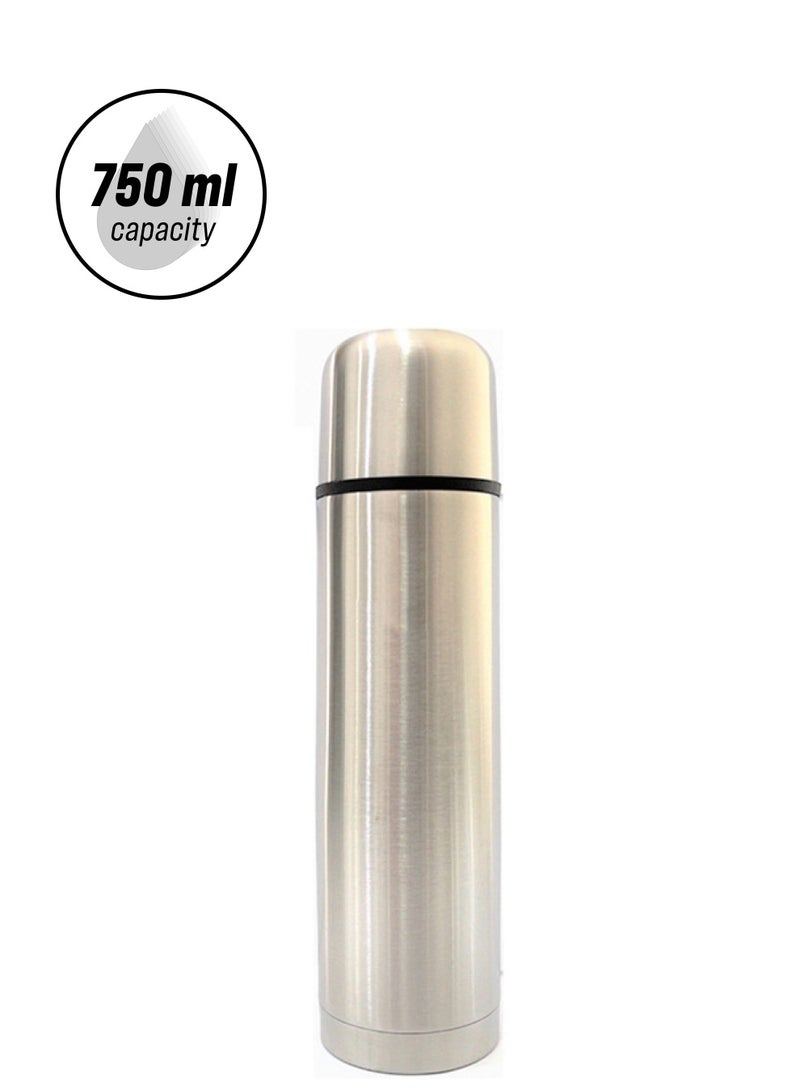 Alsaif Vaccum Flask Stainless Steel Silver 750ml - Image 1
