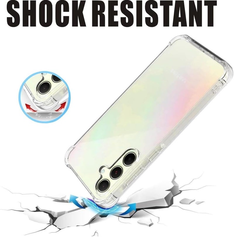 Realcase غطاء خلفي سيليكون لجهاز سامسونج A56 5G، مقاوم للخدوش، شفاف كريستالي، واقي للصدمات، غطاء خلفي لجهاز سامسونج جالاكسي A56 5G - Image 2