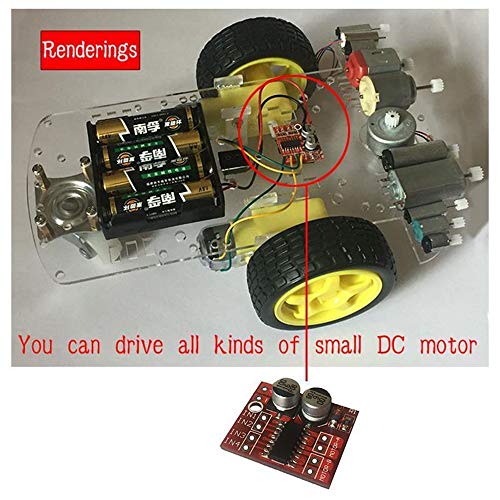 Aideepen 5pcs Dual H-Bridge DC Stepper 1.5A 2 Way DC Motor Driver Module Replace Stepper L298N for Smart Car Power - Image 4
