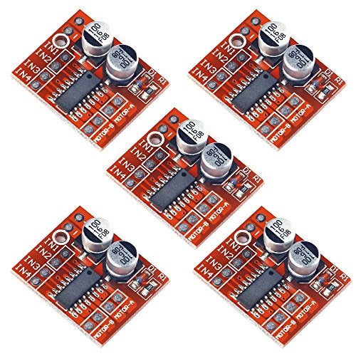Aideepen 5pcs Dual H-Bridge DC Stepper 1.5A 2 Way DC Motor Driver Module Replace Stepper L298N for Smart Car Power - Image 2