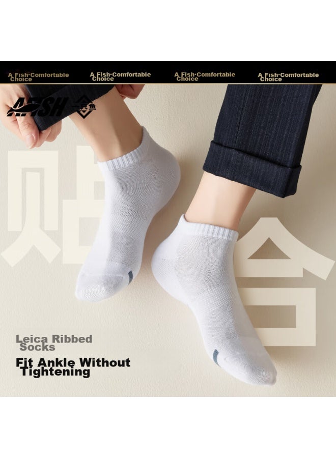 A Fish Socks For Men, 7a Grade Antibacterial And Odor-resistant, Spring And Summer Sports Socks, Casual Long And Short Cotton Socks, Recommended By Baoqiang - Image 3