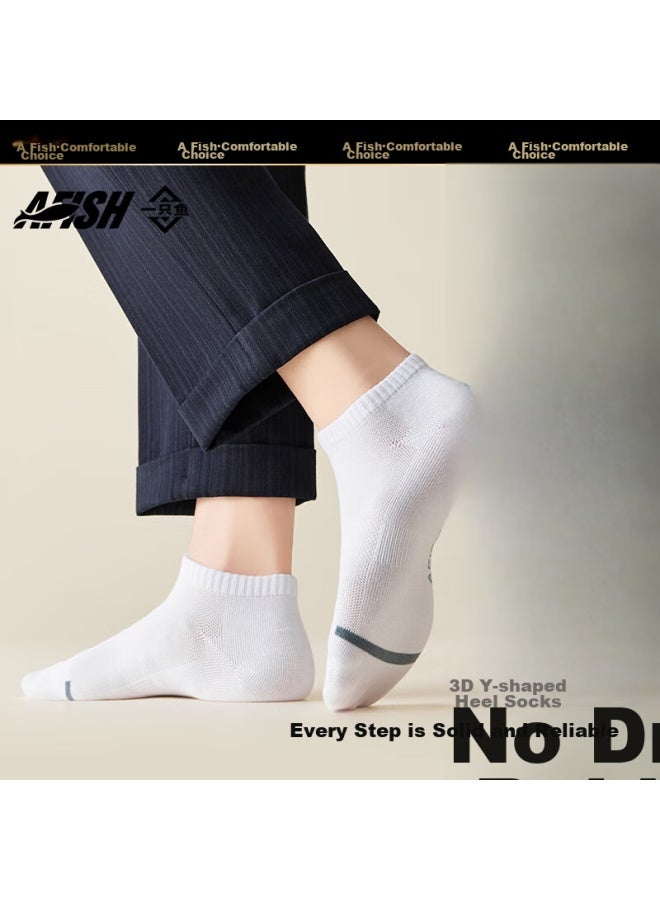 A Fish Socks For Men, 7a Grade Antibacterial And Odor-resistant, Spring And Summer Sports Socks, Casual Long And Short Cotton Socks, Recommended By Baoqiang - Image 4