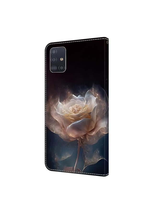 S-TOP Case For Samsung Galaxy A41 Crystal Painted Leather Phone case - Image 3