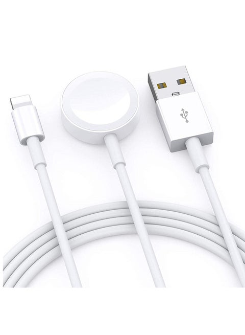 Update Version Smart Watch Charger Wireless USB 3.3 ft/1m Charging Cable for Apple Watch Series SE/6/5/4/3/2/1 iOS 6.0 & iPhone 12/11/Pro/Max/XR/XS/XS Max/X&iPad Series