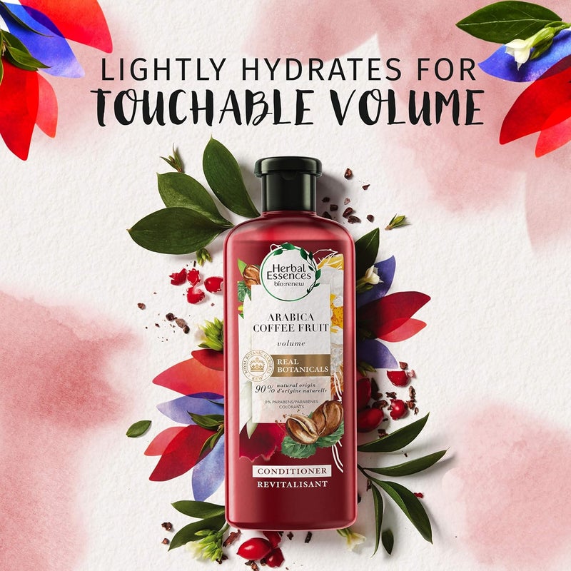 Herbal Essences مجموعة شامبو وبلسم هيربال إسينسز بيو رينيو من فاكهة قهوة أرابيكا، 13.5 أونصة سائلة - Image 4