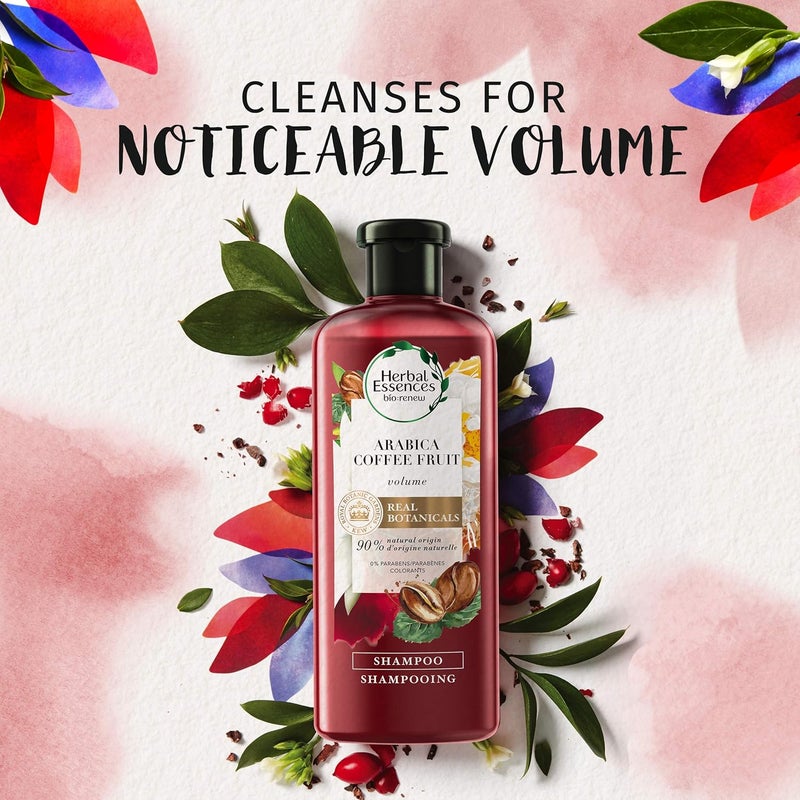 Herbal Essences مجموعة شامبو وبلسم هيربال إسينسز بيو رينيو من فاكهة قهوة أرابيكا، 13.5 أونصة سائلة - Image 3