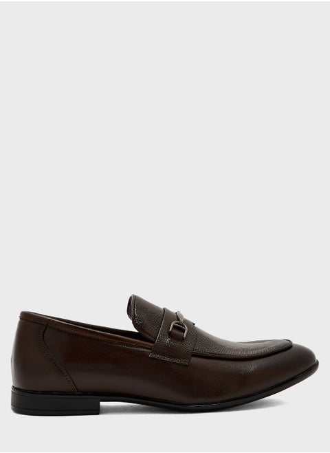 Reptile Print Formal Slip Ons