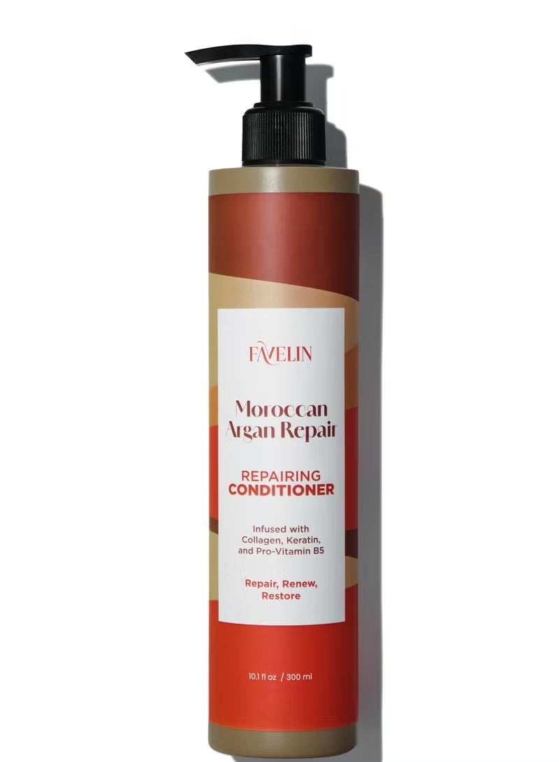 ڤاڨلين بلسم إصلاح الشعر بالأرغان المغربي مع الكيراتين والكولاجين 300 مل - Image 1