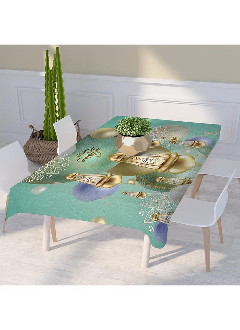 Y&D - 140-240CM Ramadan Mubarak Eid Decoration Kitchen Restaurant Meal Waterproof Anti Fouling Tablecloth - Image 1
