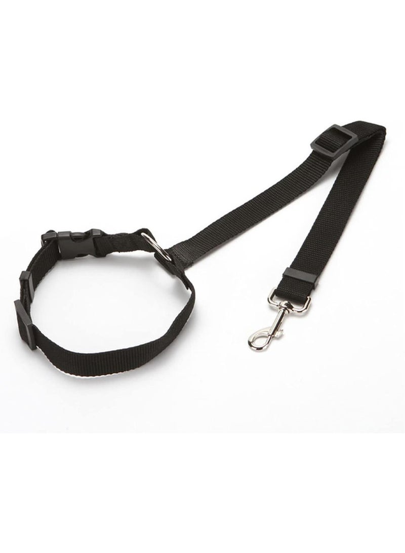 GGOOT Pet Rope Pet Products Universal Practical Cat Dog Safety Adjustable Car Seat Belt Harness Leash Puppy Seat-belt Travel Clip Strap Leads Pet Traction Rope(Round black)  - Image 1