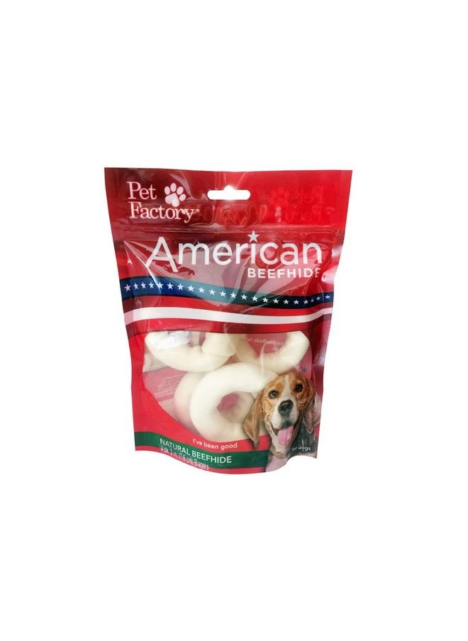 Pet Factory American Beefhide 3" Bagels Dog Chew Treats - Natural Flavor, 4 Count/1 Pack - pzsku/ZF9409C83B5F86CEABB2DZ/45/_/1737032120/80054210-3b2b-4ad0-a885-1a526f0b93d2