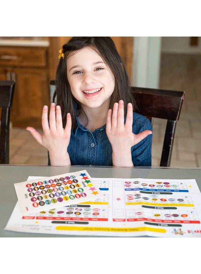 Nipit Reward Chart for Kids - Stop Thumb Sucking & Nail Biting Tracker, Encourage Good Behavior with Fun Stickers, Interactive Behavior Chart for Home, Colorful Design, Ideal for Toddlers & Children - Image 1