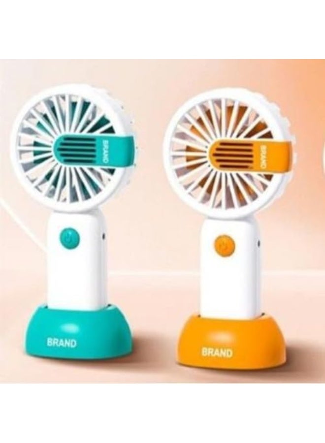 ECVV Mini Handheld Fan Battery Operated Small Personal Portable Fan Speed Adjustable USB Rechargeable Fan Cute Design Powerful for Women, Men, Indoor, Outdoor, Travelling - Image 5