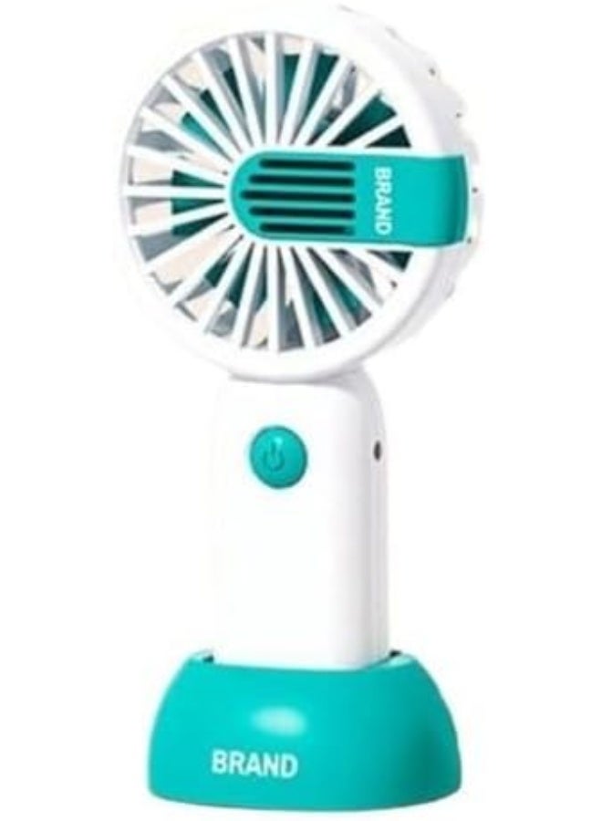 ECVV Mini Handheld Fan Battery Operated Small Personal Portable Fan Speed Adjustable USB Rechargeable Fan Cute Design Powerful for Women, Men, Indoor, Outdoor, Travelling - Image 1
