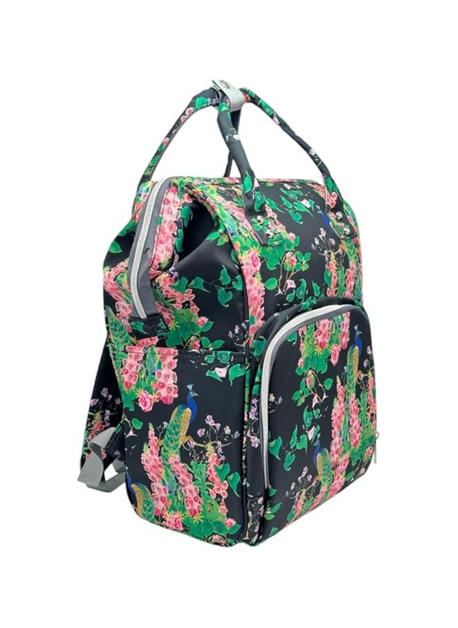 QSHOP Mummy Backpack, Large Capacity Waterproof Baby Diaper Bag with Iron Chassis Portable Travel Bags Baby Essentials for Newborn Moms  - Image 1