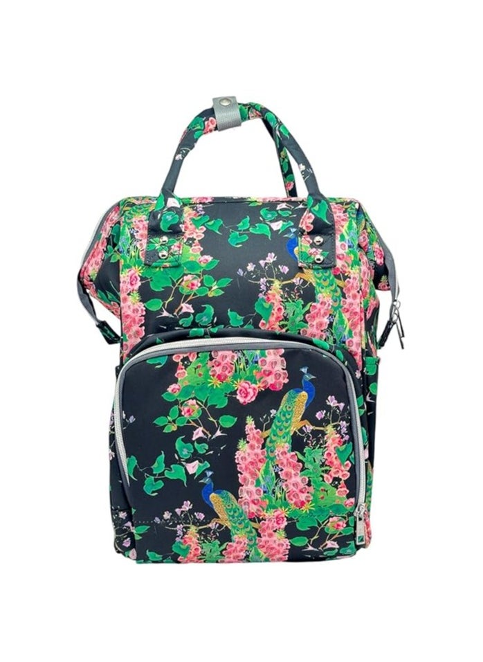 QSHOP Mummy Backpack, Large Capacity Waterproof Baby Diaper Bag with Iron Chassis Portable Travel Bags Baby Essentials for Newborn Moms  - Image 3