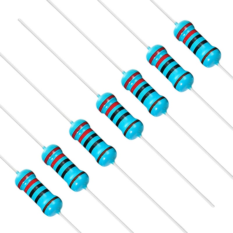 CHANZON 50pcs 1W 220 Ω ohm Metal Film Fixed Resistor 0.01 ±1% Tolerance 220R MF Through Hole Resistors Current Limiting Rohs Certificated - Image 1