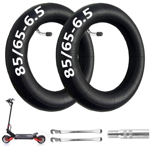 Hromra 856565 Inner Tube Scooter Tires Electric Scooter 10 inch Tires Thickened Bent Mouth Vavle Valve Extension and Tire Levers 2 Pack - Image 1