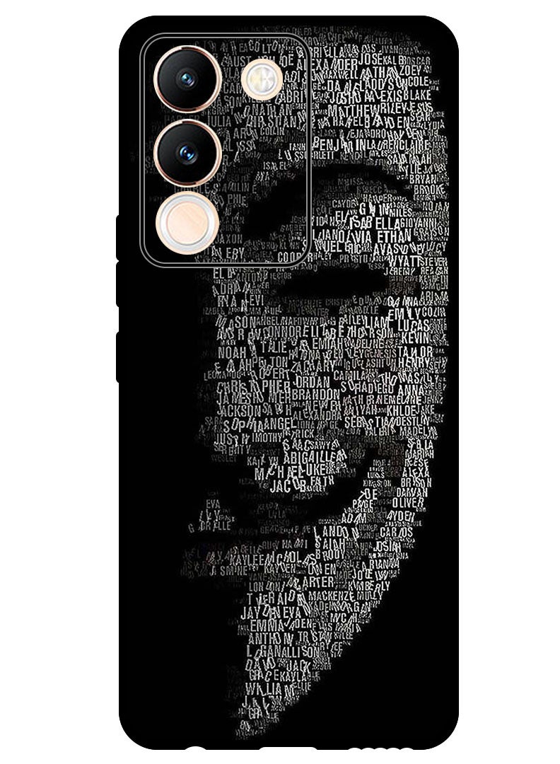 Theodor Protective Case Anti Scratch Shock Proof Bumper Cover For Vivo V29e Joker Half Face Mask  - Image 1