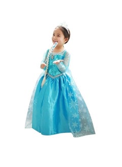 Disney FROZEN Princess Frozen Costume Dress For Girls With Flared Style  Large Size Ages 11-14 