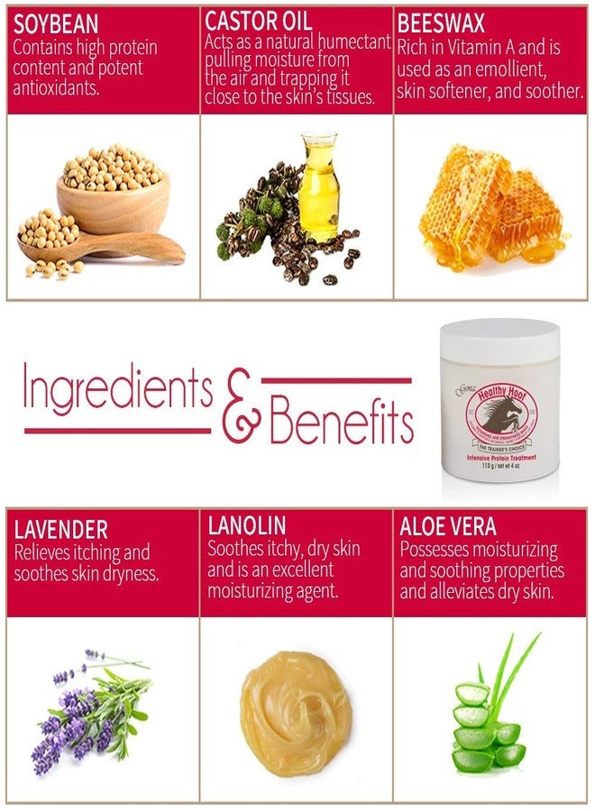 جينا كريم جينا لعلاج حوافر الخيول بالبروتين المكثف 1 أونصة (عبوة من 5) - Image 4