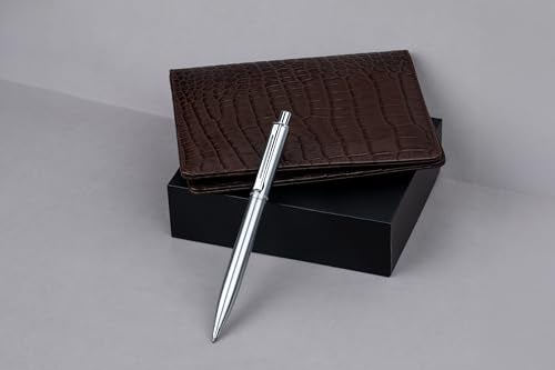 Sheaffer Sentinel Brushed Chrome Ballpoint Pen - Image 2