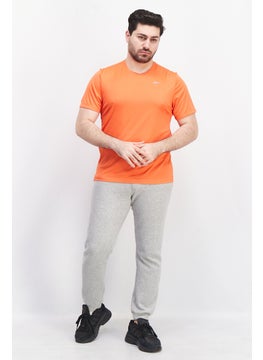 Reebok Men Sportswear Fit Short Sleeve Training T-Shirt, Orange  - Image 4